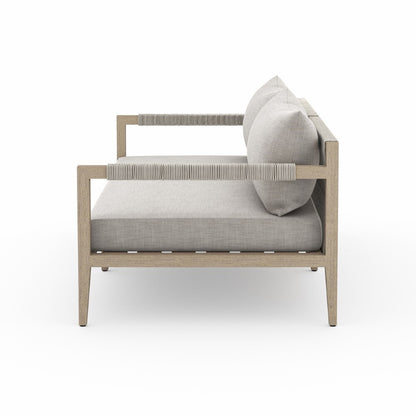 Four Hands - Sherwood Outdoor Sofa 63in - Brown/Stone Gr - JSOL-10102K-561 veiw 3