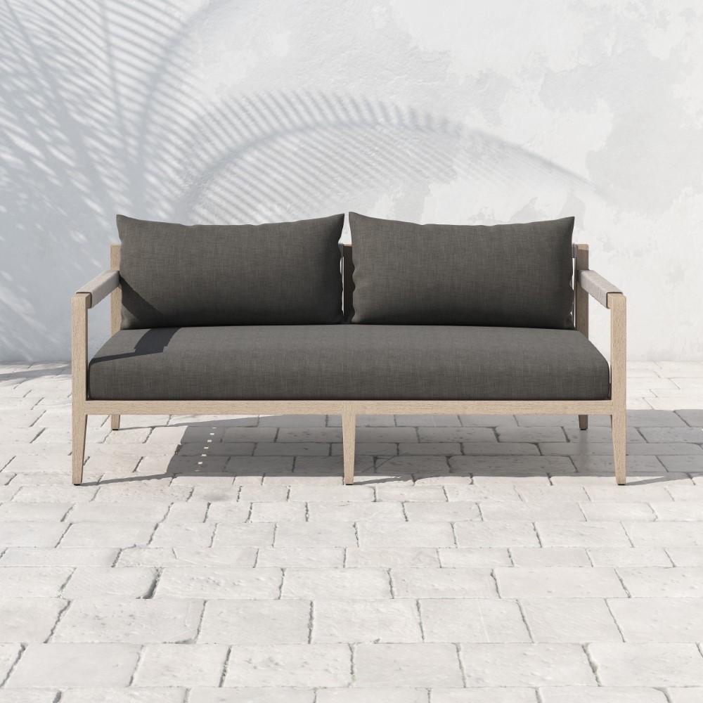 Four Hands - Sherwood Outdoor Sofa 63in - Brown/Stone Gr - JSOL-10102K-561 veiw 4