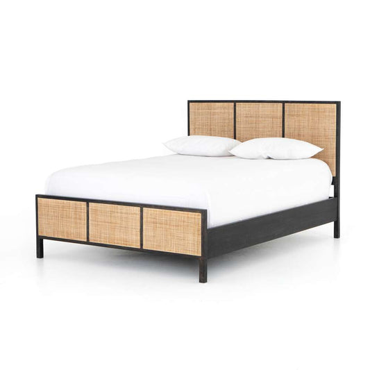 Four Hands - Sydney Queen Bed - Black Wash - IPRS-030QB veiw 1