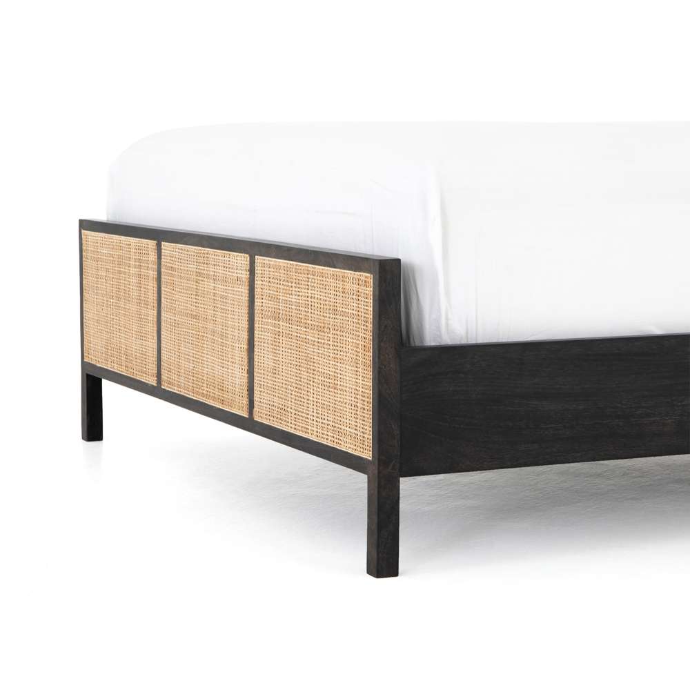 Four Hands - Sydney Queen Bed - Black Wash - IPRS-030QB veiw 3