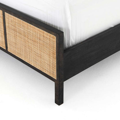 Four Hands - Sydney Queen Bed - Black Wash - IPRS-030QB veiw 4
