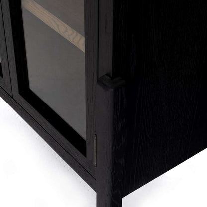 Four Hands - Tolle Cabinet - Drifted Matte Black - 225878-001 veiw 3