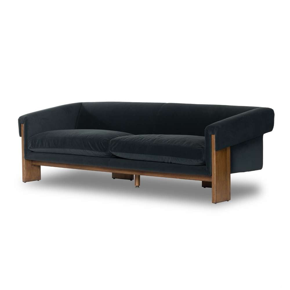 Four Hands - Townsend - Cairo Sofa-90in-Modern Velvet Smoke - 236088-004 veiw 1