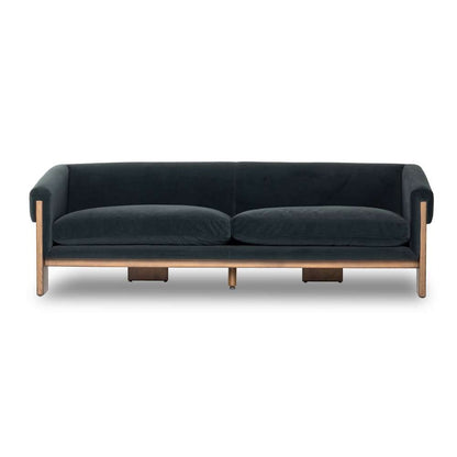 Four Hands - Townsend - Cairo Sofa-90in-Modern Velvet Smoke - 236088-004 veiw 4