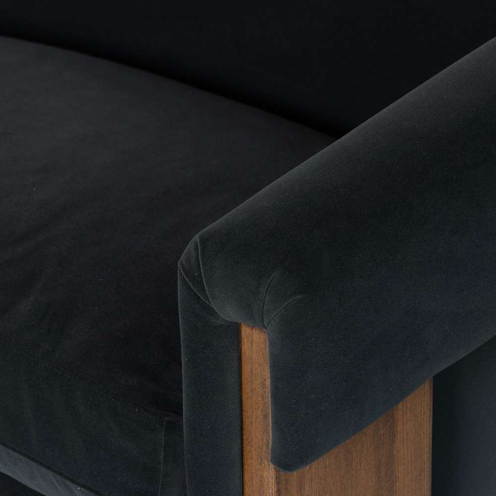 Four Hands - Townsend - Cairo Sofa-90in-Modern Velvet Smoke - 236088-004 veiw 8