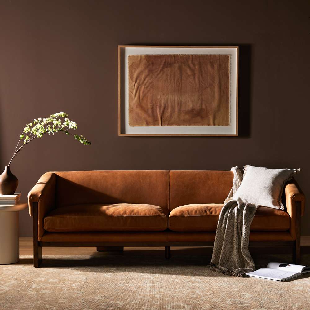 Four Hands - Townsend - Cairo Sofa-90in-Palermo Cognac - 236088-002 veiw 2