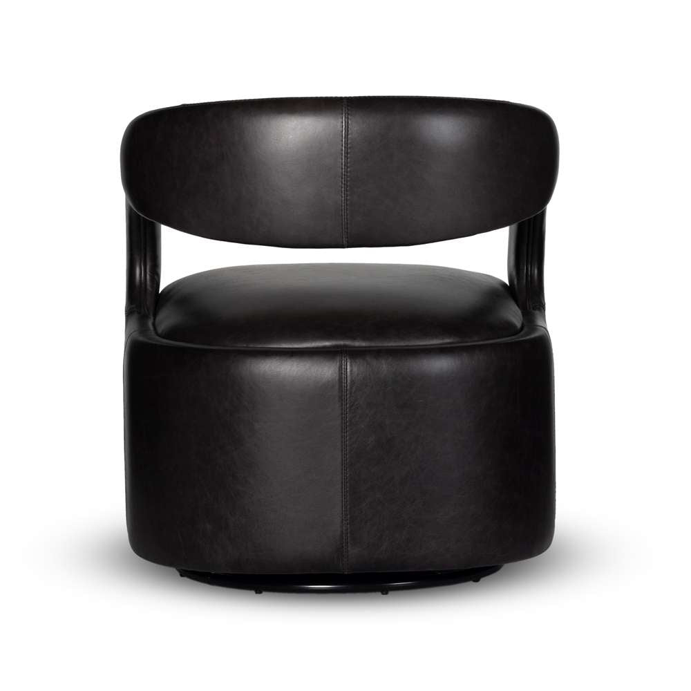Four Hands - Townsend - Hawkins Swivel Chair-Sonoma Black - 236091-003 veiw 2