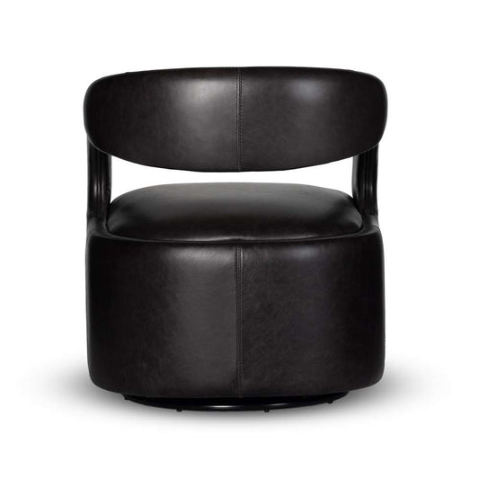 Four Hands - Townsend - Hawkins Swivel Chair-Sonoma Black - 236091-003 veiw 2