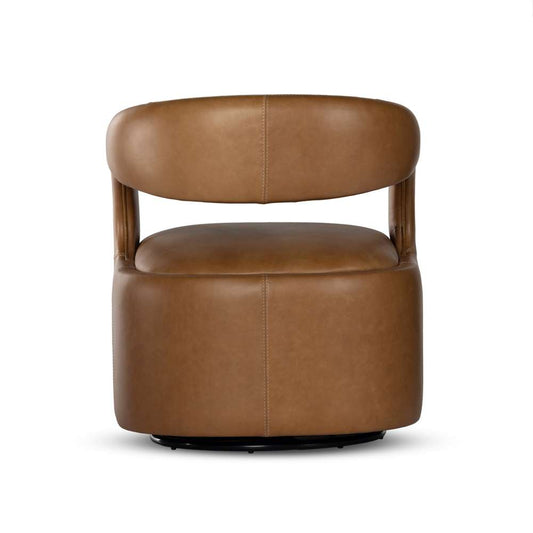 Four Hands - Townsend - Hawkins Swivel Chair-Sonoma Butterscotch - 236091-001 veiw 2