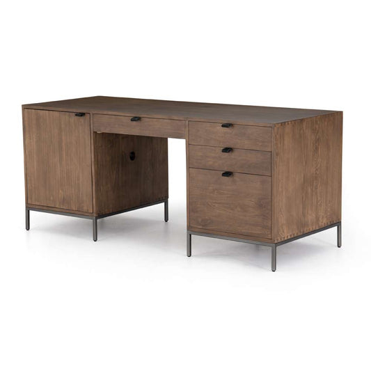 Four Hands - Trey Executive Desk - Auburn Poplar - 223816-001 veiw 1