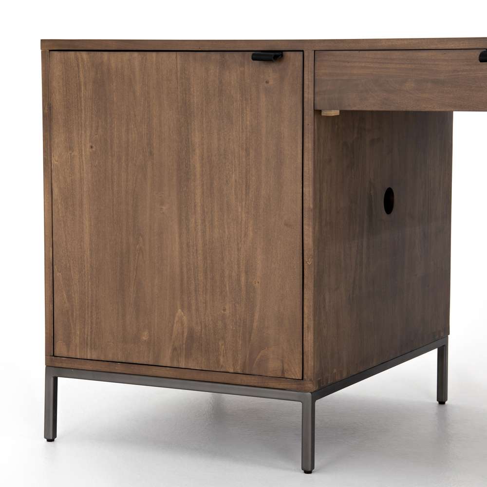 Four Hands - Trey Executive Desk - Auburn Poplar - 223816-001 veiw 3