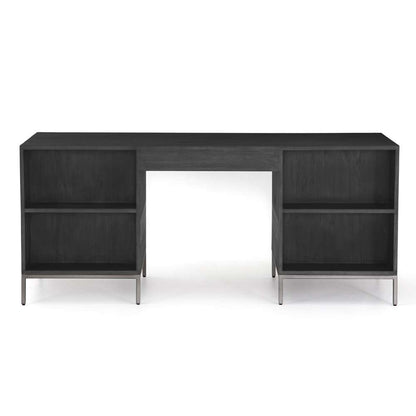 Four Hands - Trey Executive Desk - Black Wash Poplar - 223816-002 veiw 2