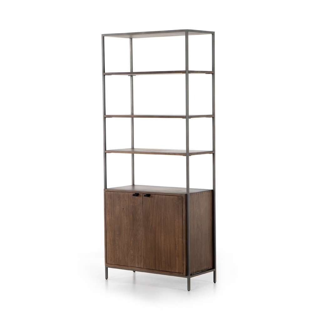 Four Hands - Trey Modular Wide Bookcase - Auburn Poplar - 223961-001 veiw 1