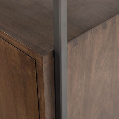 Four Hands - Trey Modular Wide Bookcase - Auburn Poplar - 223961-001 veiw 5