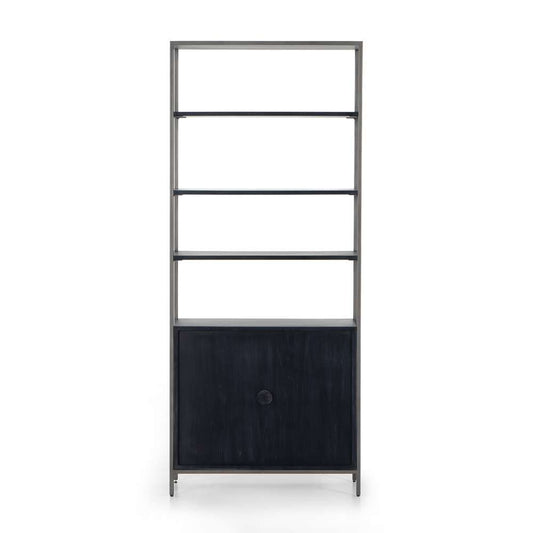 Four Hands - Trey Modular Wide Bookcase - Black Wash - 223961-002 veiw 2