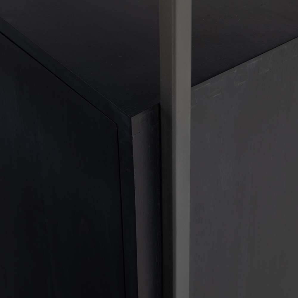 Four Hands - Trey Modular Wide Bookcase - Black Wash - 223961-002 veiw 5