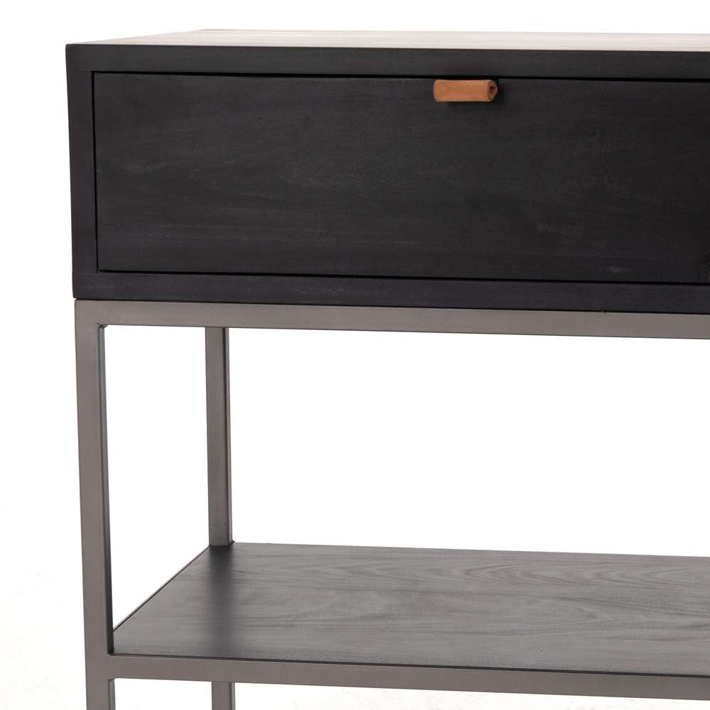 Four Hands - Trey Nightstand - Black Wash Poplar - 108459-004 veiw 3