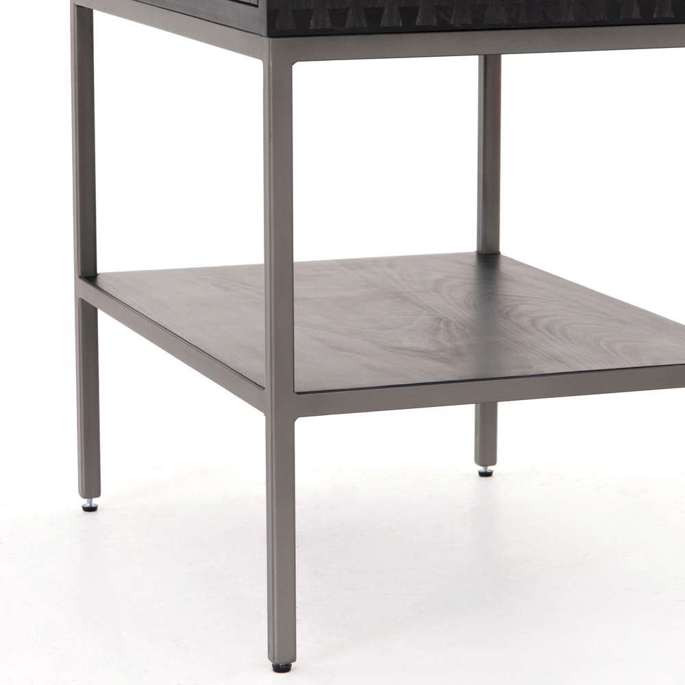 Four Hands - Trey Nightstand - Black Wash Poplar - 108459-004 veiw 4