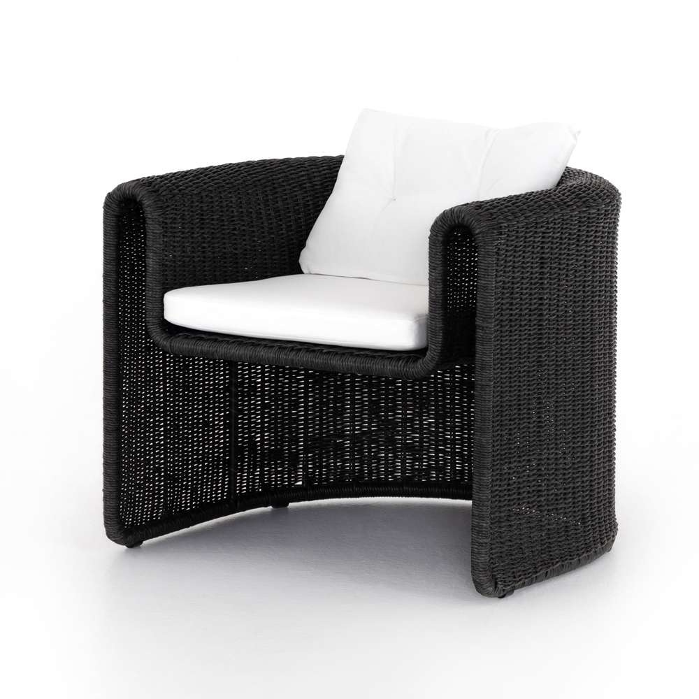 Four Hands - Tucson Woven Outdoor Chair - Coal - 224749-002 veiw 1