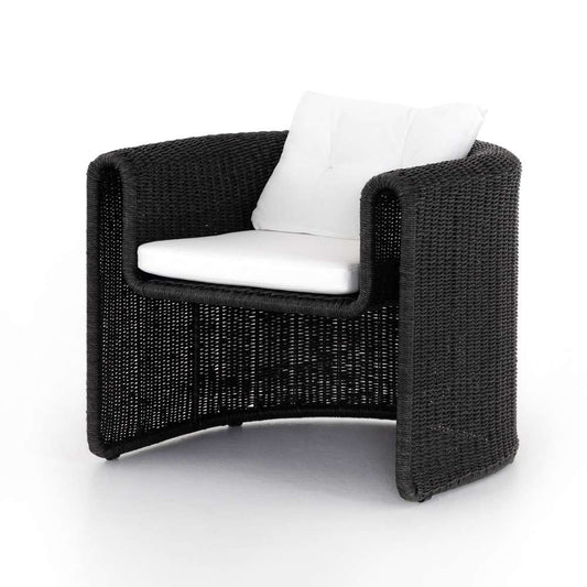 Four Hands - Tucson Woven Outdoor Chair - Coal - 224749-002 veiw 1