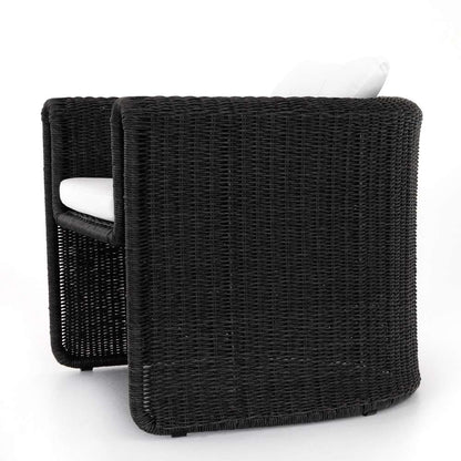 Four Hands - Tucson Woven Outdoor Chair - Coal - 224749-002 veiw 2