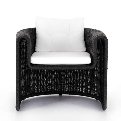 Four Hands - Tucson Woven Outdoor Chair - Coal - 224749-002 veiw 3