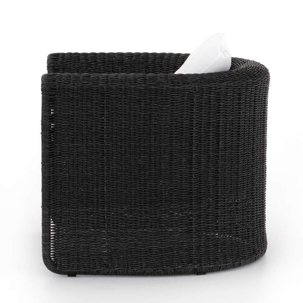 Four Hands - Tucson Woven Outdoor Chair - Coal - 224749-002 veiw 4