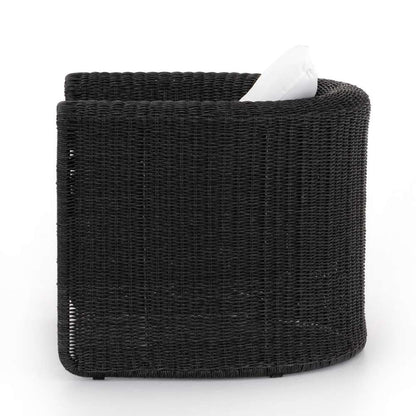 Four Hands - Tucson Woven Outdoor Chair - Coal - 224749-002 veiw 4