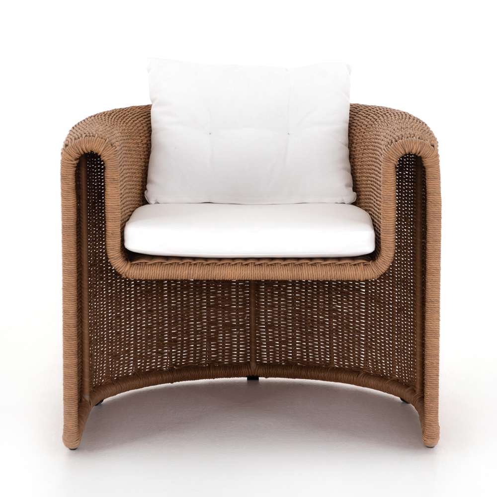 Four Hands - Tucson Woven Outdoor Chair - Natural - 224749-001 veiw 3