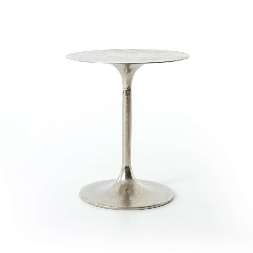 Four Hands - Tulip Side Table - Raw Nickel - 106580-006 veiw 1