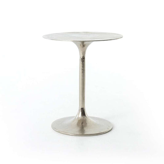 Four Hands - Tulip Side Table - Raw Nickel - 106580-006 veiw 1