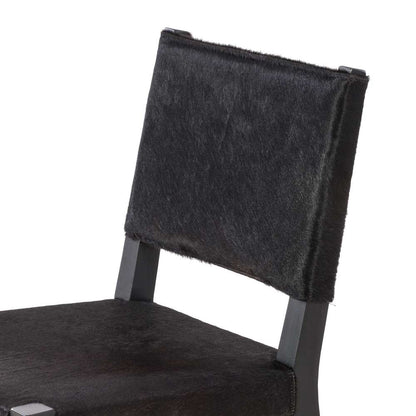 Four Hands - Villa Dining Chair - Dark Hair On Hide - 224455-002 veiw 3