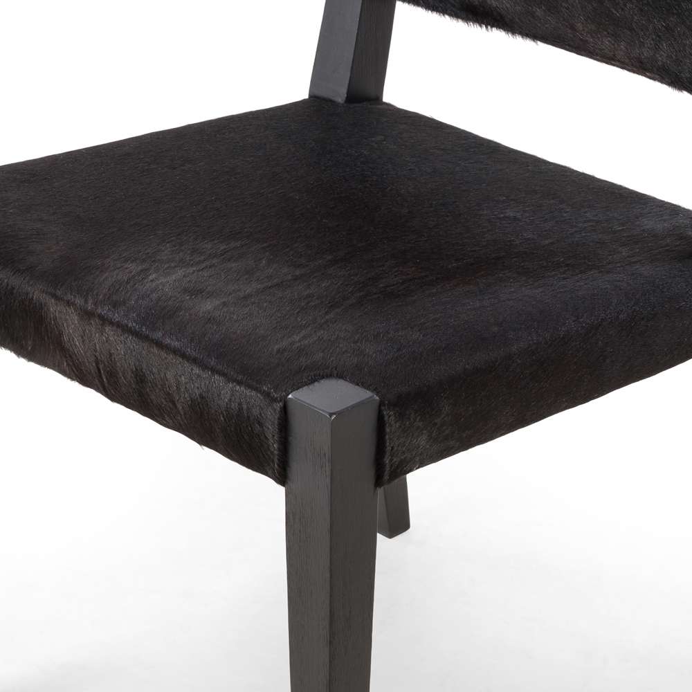 Four Hands - Villa Dining Chair - Dark Hair On Hide - 224455-002 veiw 4