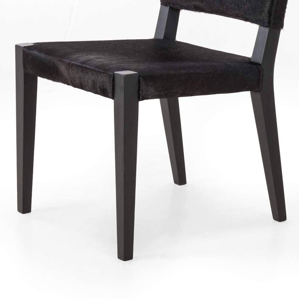Four Hands - Villa Dining Chair - Dark Hair On Hide - 224455-002 veiw 5