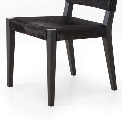 Four Hands - Villa Dining Chair - Dark Hair On Hide - 224455-002 veiw 5
