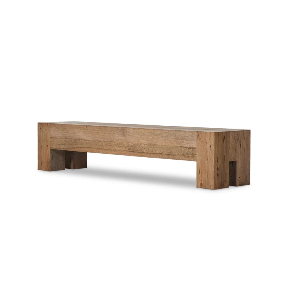 Four Hands - Wesson - Abaso Large Accent Bench-Rstic Wormwood - 239398-001 veiw 1