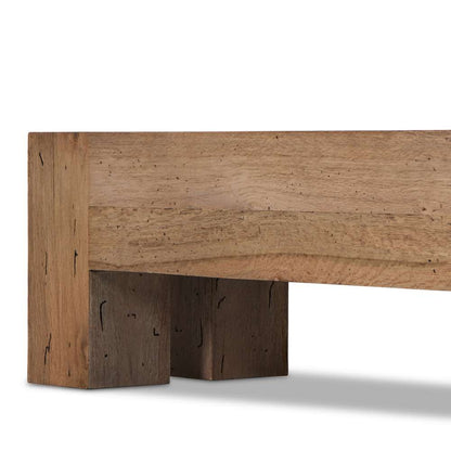 Four Hands - Wesson - Abaso Large Accent Bench-Rstic Wormwood - 239398-001 veiw 3