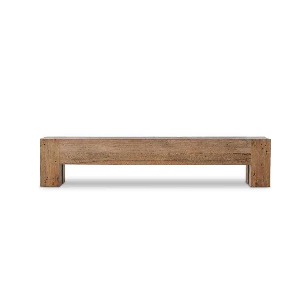 Four Hands - Wesson - Abaso Large Accent Bench-Rstic Wormwood - 239398-001 veiw 4