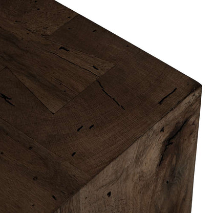 Four Hands - Wesson - Abaso Media Console-Ebony Rustic Wormwd - 239400-002 veiw 2