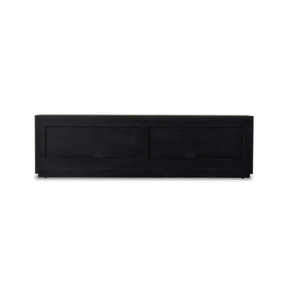 Four Hands - Wesson - Abaso Media Console-Ebony Rustic Wormwd - 239400-002 veiw 4