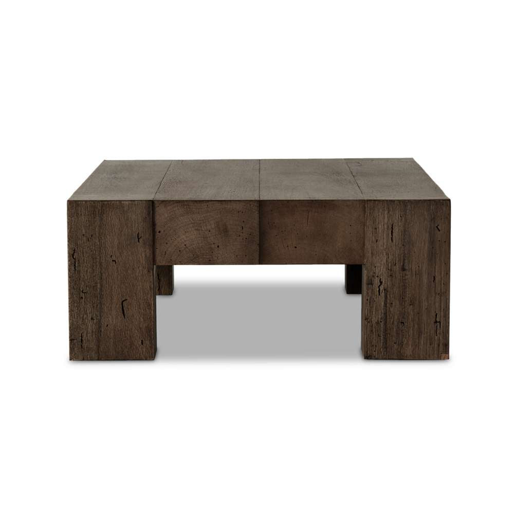 Four Hands - Wesson - Abaso Rectangular Coffee Table-Ebn Rstic - 238571-002 veiw 4