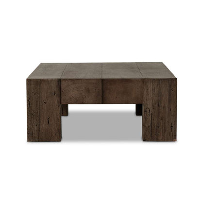 Four Hands - Wesson - Abaso Rectangular Coffee Table-Ebn Rstic - 238571-002 veiw 4