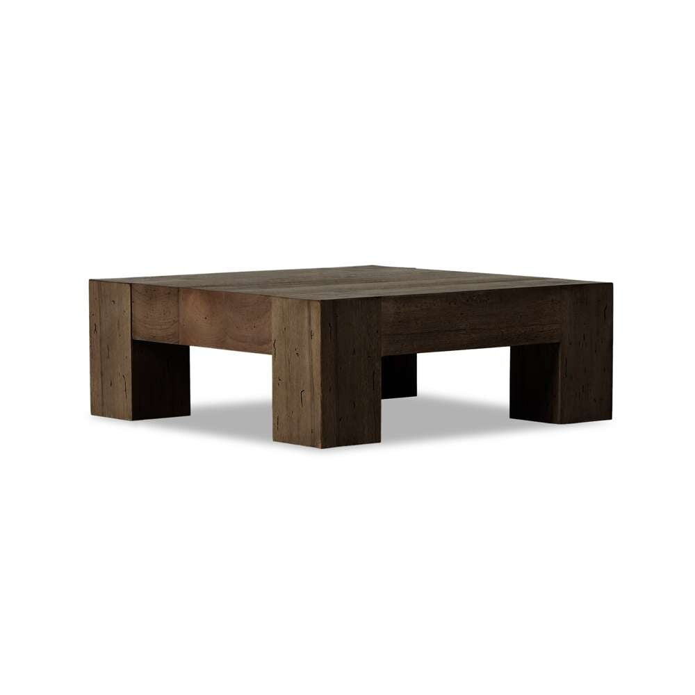 Four Hands - Wesson - Abaso Sml Sqr Cff Table-Ebn Rstic - 239394-002 veiw 1