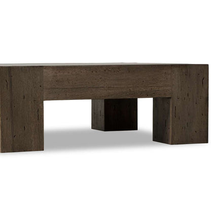 Four Hands - Wesson - Abaso Sml Sqr Cff Table-Ebn Rstic - 239394-002 veiw 4