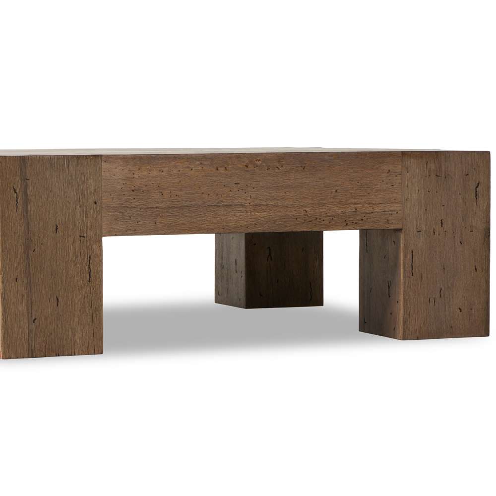 Four Hands - Wesson - Abaso Sml Sqr Cff Table-Rstic Wormwood - 239394-001 veiw 4