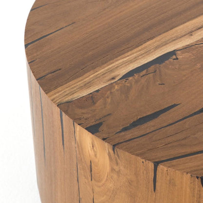 Four Hands - Hudson Round End Table - Natural Yukas - UWES-201A veiw 4