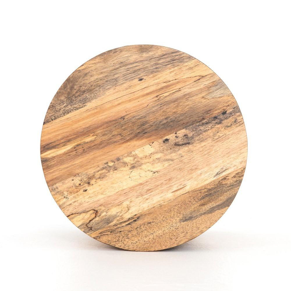 Four Hands - Hudson Round End Table - Spalted Primavera - UWES-201 veiw 7