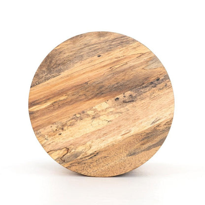 Four Hands - Hudson Round End Table - Spalted Primavera - UWES-201 veiw 7