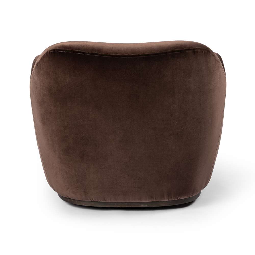 Four Hands - Westgate - Julius Swivel Chair-Surrey Cocoa - 239124-002 veiw 2