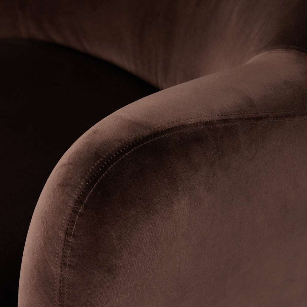 Four Hands - Westgate - Julius Swivel Chair-Surrey Cocoa - 239124-002 veiw 5